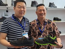 Sepatu Merk Baofeng Ramaikan Pameran 6TH China Trade Fair Indonesia 2024