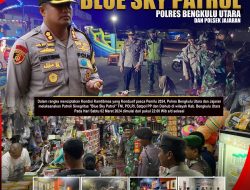PASCA PEMILU POLRES BENGKULU UTARA MELAKSANAKAN KEGIATAN PATROLI SINEGRITAS “BLUE SKY PATROL” TNI, POLRI, SATPOL PP DAN DISHUB