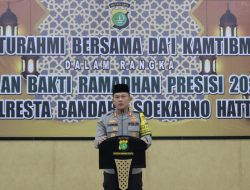 Dai Kamtibmas Polres Soetta Sebar Pesan Keamanan Selama Ramadan