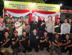 Kapolres Metro Jakut Cek Pos Pantau Satgas Anti Tawuran Dalam Rangka Cipta Situasi Kamtibmas Bulan Suci Ramadhan
