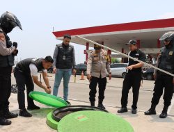 Polresta Bandara Soekarno-Hatta (Soetta) Lakukan Pengecekan SPBU