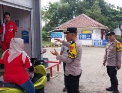 Polsek Kawasan Muara Baru Sambangi SPBU Dan Berikan Imbauan