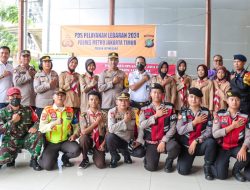 Kapolres Metro Jakarta Timur Cek Pos Pelayanan dan Pos Pengamanan Mudik Lebaran 2024