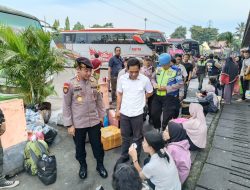 Maksimalkan Pengamanan Jelang Lebaran, Dir Pam Obvit PMJ Cek Posyan Terbus Kp. Rambutan