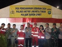 Kapolres Metro Jaktim. Pimpin Patroli Kamtibmas Pada Malam Takbir Idul Fitri 1446 H