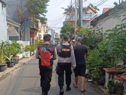 Polsek Matraman Maksimalkan Patroli Rumsong, Yang Ditinggal Mudik Pemiliknya