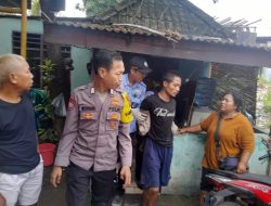 Cepat dan Tanggap, Bhabinkamtibmas Polsek Cengkareng Bersama Dinas Sosial Evakuasi Pria ODGJ Yang Mengamuk