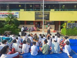 Satlantas Jakarta Barat Sosialisasikan Bahaya Narkoba Dan Keselamatan Berkendara Ke Sekolah