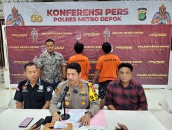 Kurang Dari 24 Jam, Polres Metro Depok Berhasil Tangkap 2 Pelaku Begal di Depok