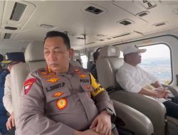 Pastikan Keamanan Arus Balik Lebaran, Kapolri Patroli Udara Jalur Tol
