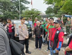 Kapolres Metro Depok Pimpin Langsung Pengamanan Hari Buruh di Kota Depok