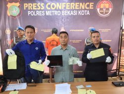 Sat Reskrim Polres Metro Bekasi Kota Berhasil Ungkap Kasus Pencurian Modus Pecah Kaca Mobil