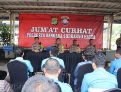 Jumat Curhat, Puluhan Karyawan Sampaikan Aspirasi ke Kapolresta Bandara Soetta