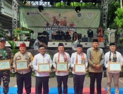 Kapolsek Tanah Abang Bersama 3 Pilar Hadiri Perayaan Lebaran Tenabang 2024