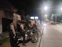 Cegah Timbulnya Guantibmas Malam, TPPP Polres Metro Jaksel Strong Point Di Titik Rawan Kejahatan Jalanan