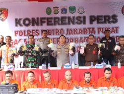 Satuan Reserse Narkoba Polres Metro Jakarta Pusat Musnahkan 49,8Kg Narkotika