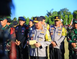 TNI-Polri Gelar Apel Pasukan Pengamanan World Water Forum Ke-10 di Bali