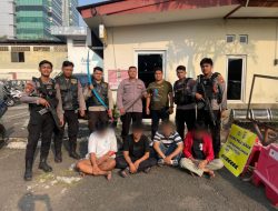 Konvoi Sambil Tenteng Sajam, Tim Patroli Perintis Presisi Polrestro Jakbar Amankan 7 Remaja dan Sajam