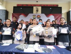 Satuan Reskrim Polres Metro Bekasi Berhasil Ungkap Lima Kasus Kriminal Di Kabupaten Bekasi