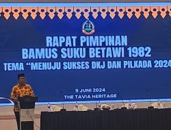 Bamus Suku Betawi 1982 Dukung Putera Puteri Asli Daerah Betawi Maju Cagub dan Cawagub di Pilkada 2024