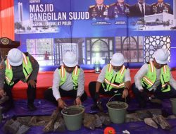 Peletakan Batu Pertama Masjid Panggilan Sujud Sespim Lemdiklat Polri