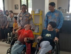 Kapolsek Kebayoran Baru Melaksanakan Baksos Kesehatan di YPAC Kelurahan Gunung