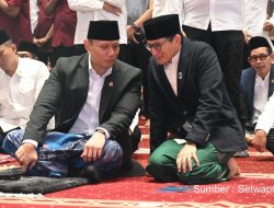 Salat Id di Istiqlal, Menteri AHY: Mari Tingkatkan Kepedulian dan Semangat Berbagi