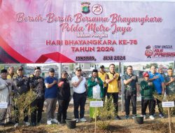 Kompak Sambut HUT Bhayangkara ke-78, Polres Metro Jakbar dan Forkopimko Gelar Aksi Sosial