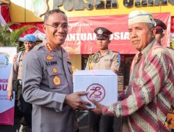 Jelang Hari Bhayangkara ke-78, Polres Metro Jakarta Timur Berikan Bantuan Sosial Kepada Purnawirawan Polri