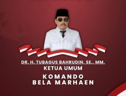 Peringati Bulan Bung Karno, Ini Kata Ketua Umum Komando Bela Marhaen DR.H.Tubagus Bahrudin SE, MM ?