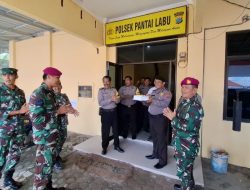 Lantamal I, Posal Pantai Labu Berikan Kejutan Ke Polsek Pantai Labu