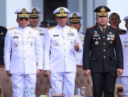 Komandan Lantamal XII Hadiri Pelantikan Siswa Dikmata Satdik-1 Kodiklatal Angkatan 44 TA 2024