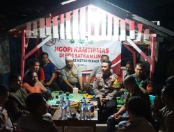 Kapolres dan Wakapolres Metro Bekasi Gelar Ngopi Kamtibmas, Disambut Antusias Warga