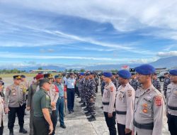 Komandan Lanal Sabang Selaku Dansubsatgas Pam Laut Ikuti Apel Gelar Kesiapan Pasukan PAM VVIP RI 1