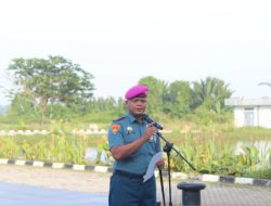 Tindak Tegas Prajurit Terlibat Judi Online, Dandenma Lantamal XII Bacakan Amanat Panglima TNI