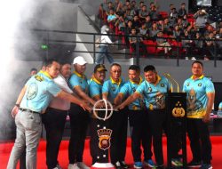 Danpom Lantamal XII hadiri Pembukaan Turnamen Bola Voli Kapolda Kalbar Cup 2024