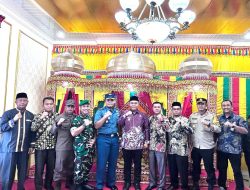 Danlanal Simeulue Hadiri Penyambutan dan Peusijuek PJ. Bupati Simeulue