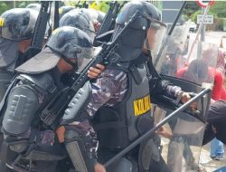 TINGKATKAN KETERAMPILAN DAN KESIAGAAN PRAJURIT, SATLINLAMIL 3 LAKSANAKAN LATIHAN PENGENDALI HURU HARA