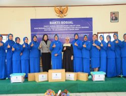Danlantamal XII dan Ketua Korcab XII DJA 1 Kunjungi Panti Sosial Mulia Dharma