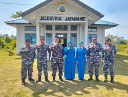 Danlanal Simeulue Laksanakan Kunjungan Kerja dan Tinjau Kesiapan Patkamla Pulau Minca
