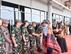 Danlantamal I Sambut Kedatangan Dansesko TNI Beserta Pasis Dikreg LII Sesko TNI