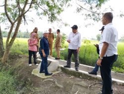 SATGASSUS PENCEGAHAN TIPIKOR PANTAU PROYEK PENINGKATAN DAN PEMELIHARAAN JARINGAN IRIGASI TERSIER DI SUMUT