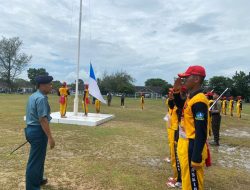PASUKAN PENGIBAR BENDERA PUSAKA BINTAN TETAP SEMANGAT BIARPUN DIGUYUR HUJAN
