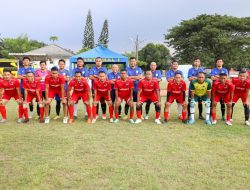 PERTANDINGAN SEPAK BOLA PERSAHABATAN ANTARA TIM LANTAMAL I VS TIM RSUP HAJI ADAM MALIK