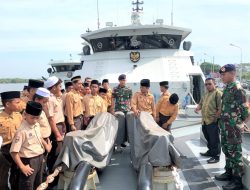 LANTAMAL I TERIMA KUNJUNGAN YAYASAN PONDOK PESANTREN AYATUL MUBAROK DI KRI TUNA-876