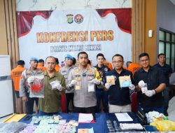 Press Release Ungkap Kasus Narkotika, Kapolres Kurang Lebih 36.152 Jiwa Berhasil Diselamatkan
