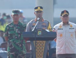 Kapolres Metro Jakarta Timur Pimpin Apel Gelar Pasukan Dalam Pengamanan Ops Mantap Praja Jaya 2024