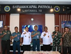 Wadan Lantamal XII Terima Kunjungan Kerja Staf Ahli Kemenkopolhukam Bidang Hannas dan Dawilmar