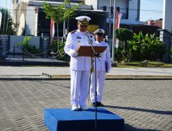 SATLINLAMIL 3 LAKSANAKAN UPACARA PERINGATAN HUT KEMERDEKAAN RI KE-79 DENGAN KHIDMAT