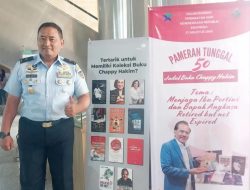 Fajar Adriyanto Hadiri Pameran Buku Karya Marsekal TNI Purn Cheppy Hakim